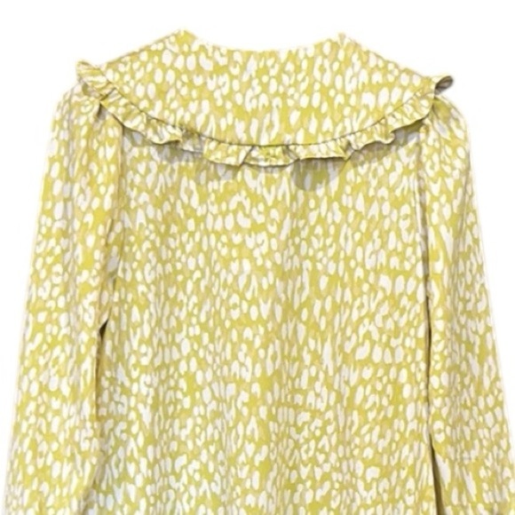 Who What Wear Citrus Leopard Long Sleeve Dress Women’s Size Medium - Picture 10 of 13